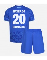 Otroške Nogometnih dresov Bayer Leverkusen Alejandro Grimaldo #20 Tretji 2025-26 Kratki rokavi (+ hlače)